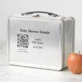 BABY SHOWER DETAILS QR SCAN CODE MINIMAL MODERN RU (In situ)