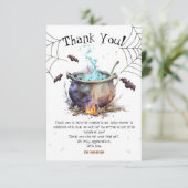 Baby shower d'Halloween Boy Cute Merci bleu (Debout devant)