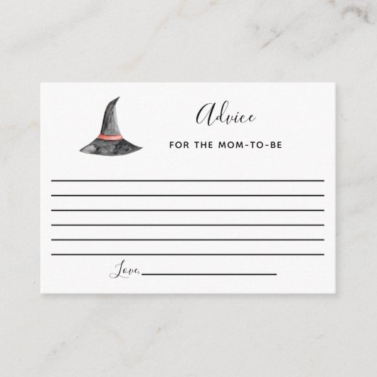 Baby shower d'Halloween Conseil de sorcière Casque (Devant)