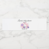 Baby shower d'Halloween Étiquette de bouteille d'e (Étiquettes simples)