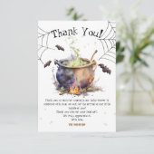 Baby shower d'Halloween Merci neutre pour les femm (Debout devant)