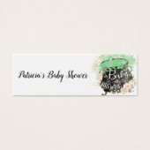 Baby shower d'Halloween rose floral Raffin (Devant)