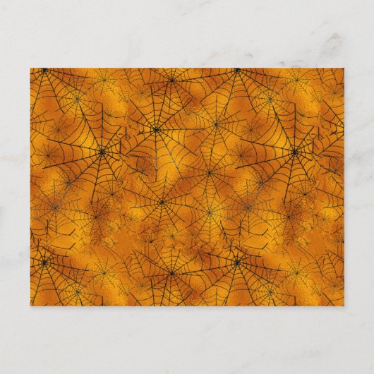 Baby shower d'Halloween Spiderweb Invitation (Dos)