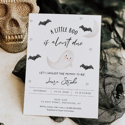 BABY SHOWER d'Halloween SUGARBOO Invitation