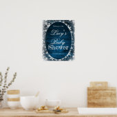 Baby shower d'hiver Affiche de bienvenue (Cuisine)