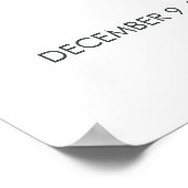 Baby shower d'hiver Affiche de bienvenue | Bébé Il (Coin)