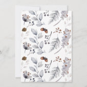 Baby shower d'hiver, Folithe, Invitation Berries (Dos)