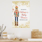 Baby shower d'hiver Nutcracker Affiche de bienvenu (Cuisine)