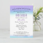 Baby shower d'humeur doux Invitation (Debout devant)