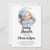 Baby shower digitale uitnodiging (Voorkant)