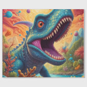 Baby shower Dino-Mite Cadeaupapier (Vlak)