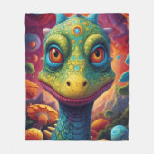 Baby shower Dino-Mite Fleece Deken (Voorkant)