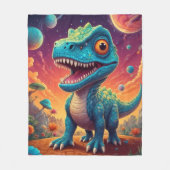 Baby shower Dino-Mite Fleece Deken (Voorkant)