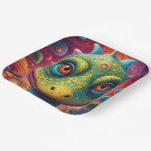 Baby shower Dino-Mite Papieren Bordje (Gebogen)