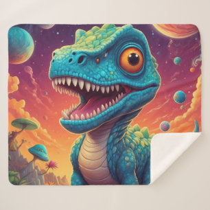 Baby shower Dino-Mite Sherpa Deken