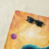 Baby shower Dino-Mite Strandlaken (In situ)