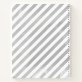 Baby shower d'invités Silver Snowflake Livre d'or (Dos)