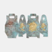 Baby shower Dolphins Mam en Baby Bedankdoosjes (Uitgevouwen)