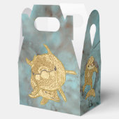 Baby shower Dolphins Mam en Baby Bedankdoosjes (Geopend)