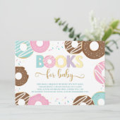 Baby shower Donut Doughnut Apportez une carte de l (Debout devant)