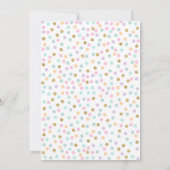 Baby shower Donut Invitation Donut Saupoudrer Douc (Dos)