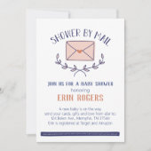 Baby shower Doodle par invitation par courrier (Devant)