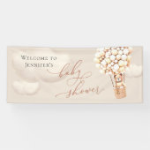 Baby shower d'ours de bannières d'accueil (Horizontal)