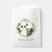 Baby shower d'ours doux Panda Favoriser les sacs (Devant)
