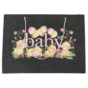 Baby shower doux petit agneau ・ Nouveau sac cadeau