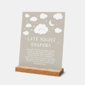 Baby shower Dreamy Late Night Diapers Jeu (Angle)