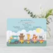 Baby shower Drive By Invitation (Debout devant)
