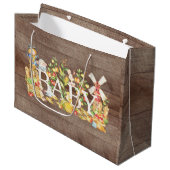 Baby shower du marché agricole ・ Nouveau sac cadea (Devant Angle)