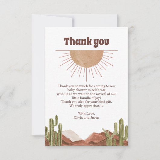 Baby shower du Merci du désert (Devant)