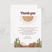 Baby shower du Merci du désert (Devant / Derrière)