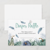 Baby shower Dusty Blue Citrouille Déchets Carte Ra (Devant / Derrière)