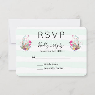 Baby shower Egg Nesting w/Flamingo & Bunny RSVP