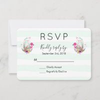 Baby shower Egg Nesting w/Flamingo & Bunny RSVP