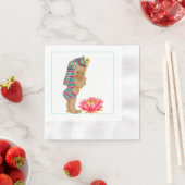 Baby shower égyptien serviettes en papier (En situation)