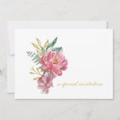 Baby shower Élégant Rempli Dans Invitation (Devant)