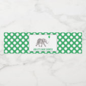 Baby shower éléphant bouteille d'eau Étiquettes (Étiquettes simples)