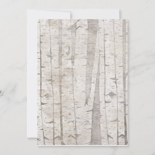 Baby shower Elephant Boy Invitation Rustique (Dos)