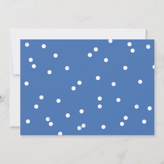 Baby shower Elephant Boy par invitation par courri (Dos)