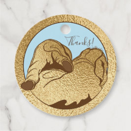 Baby shower Elephants Bedankjes Labels