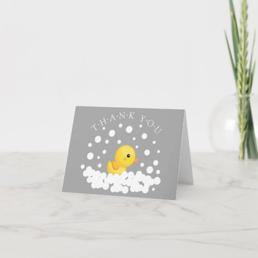 Baby shower en caoutchouc doux Merci (Devant)