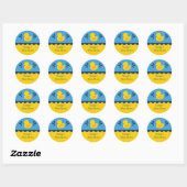 Baby shower en caoutchouc Ducky Favoriser Sticker (Feuille)