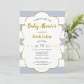 Baby shower encadré par Dieu Invitation 1 (Debout devant)