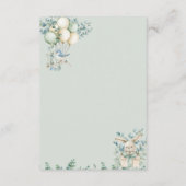 Baby shower Enclosure Card Details Informatiekaartje (Achterkant)