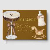 Baby shower Espresso Martini Brown personnalisé (Recto)