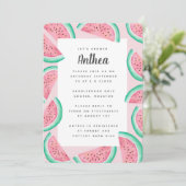 BABY SHOWER ETÉ WATERMELON INVITATION (Debout devant)