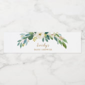 Baby shower Étiquettes de bouteille d'eau | Verdur (Étiquettes simples)